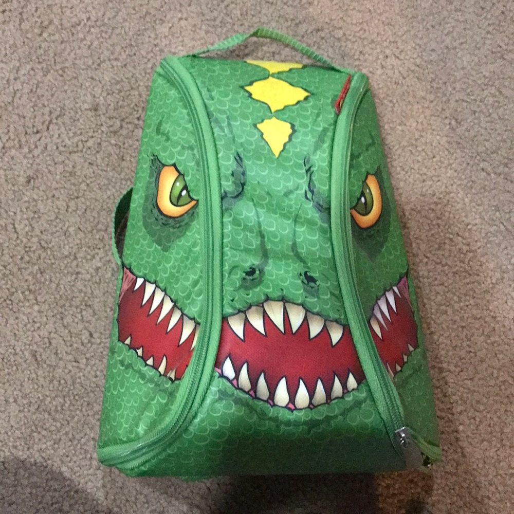 Dinosaur open up and play back pack